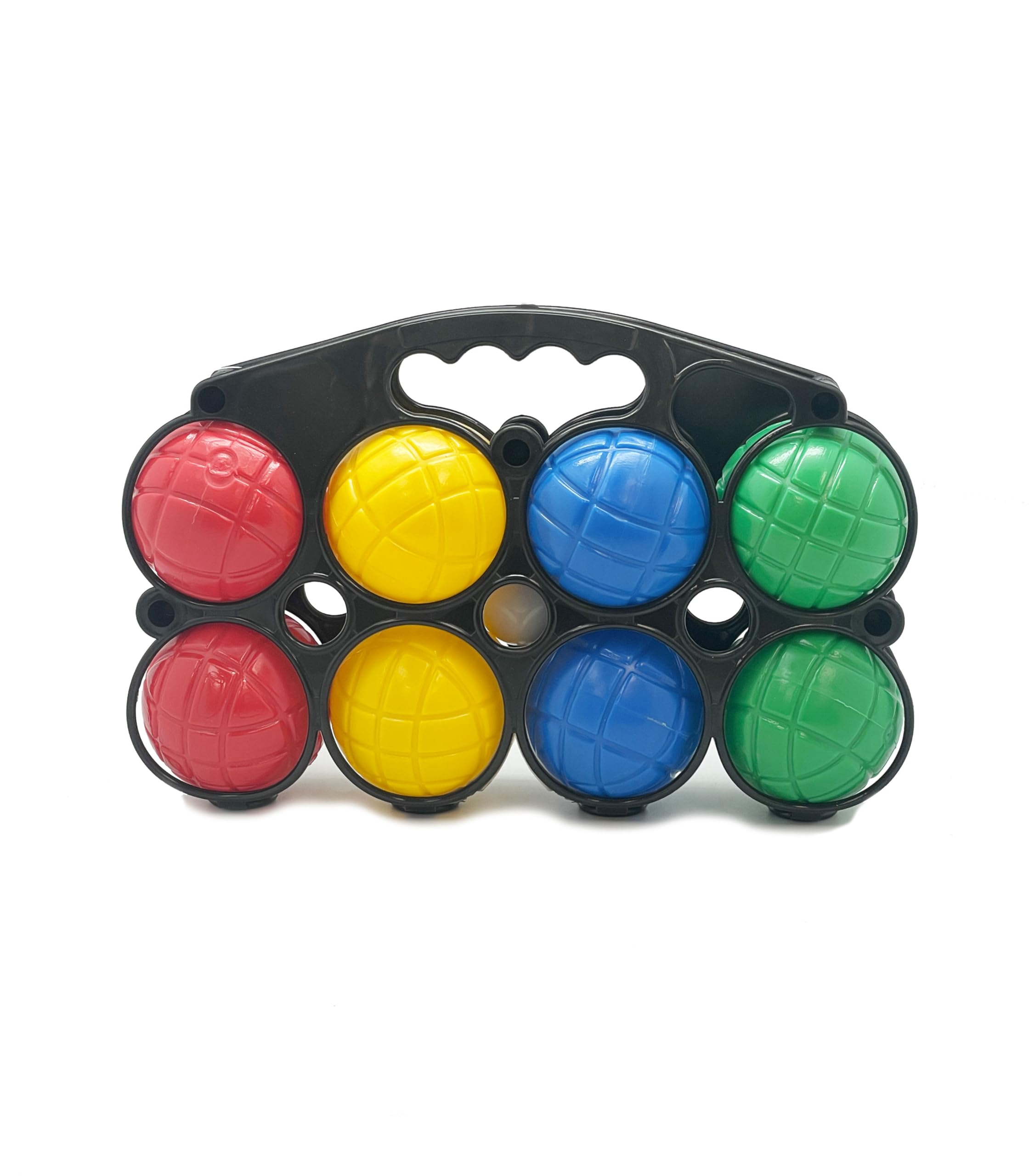 Funstuff 4 Player Bocce Ball Set with Carry Case - Outdoor Party Beach Game