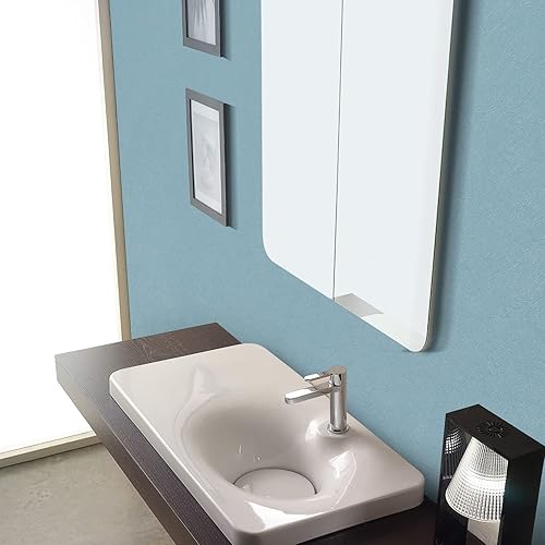 Miniatura 6 de Papel tapiz de seda azul para despegar y pegar, papel tapiz autoadhesivo de 15.7 x 98 pulgadas, papel de contacto de pared fácil de pegar para forro