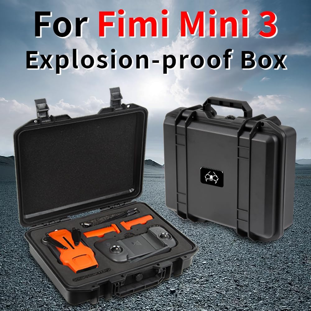 Hard Case For FIMI Mini 3,Waterproof Shockproof Handbag Protective Box Carrying Case Travel Storage Case for Fimi Mini 3 Drone Accessories Storage Bag