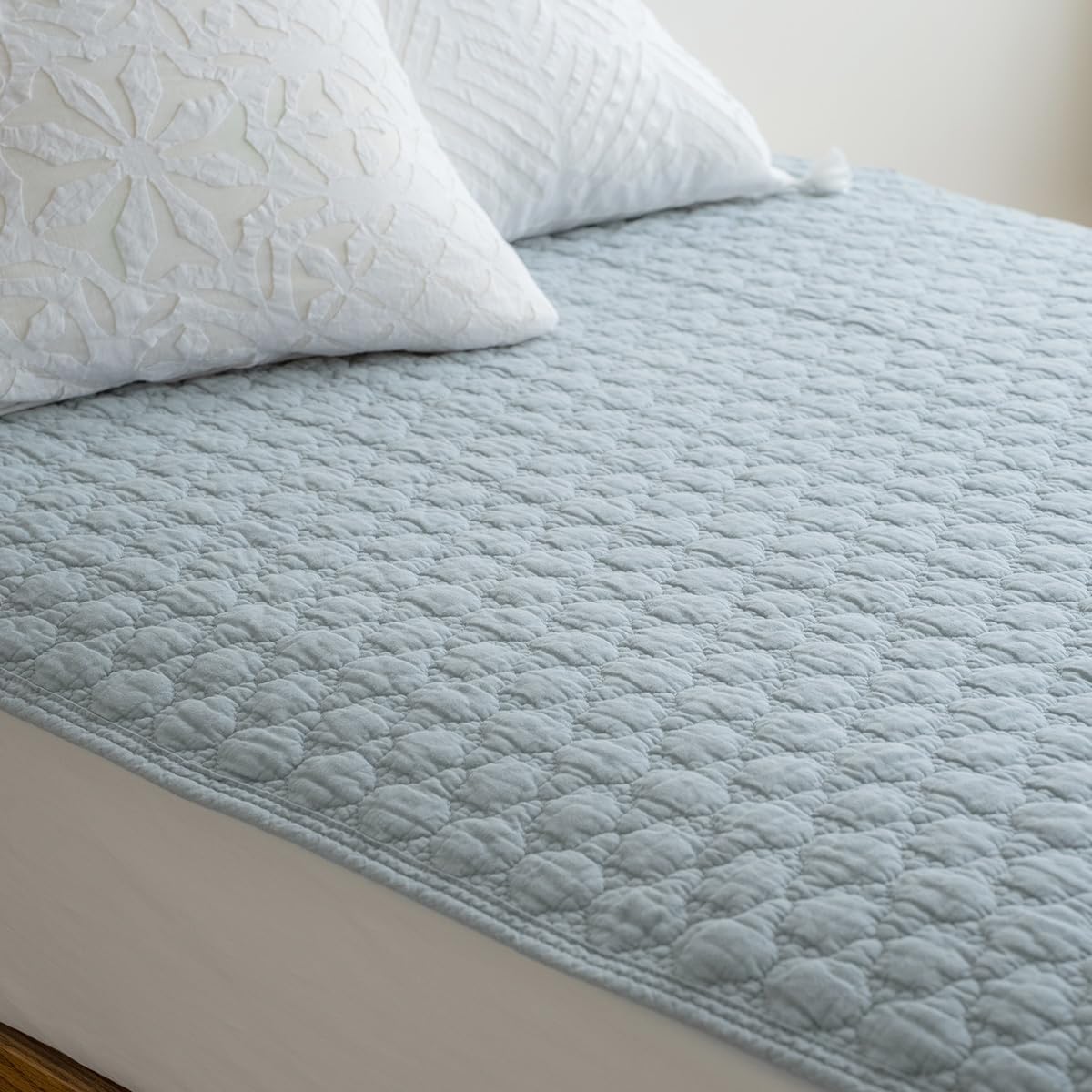 80×165 くすみイエローベージュ 大きなボタニカル柄 トルコ