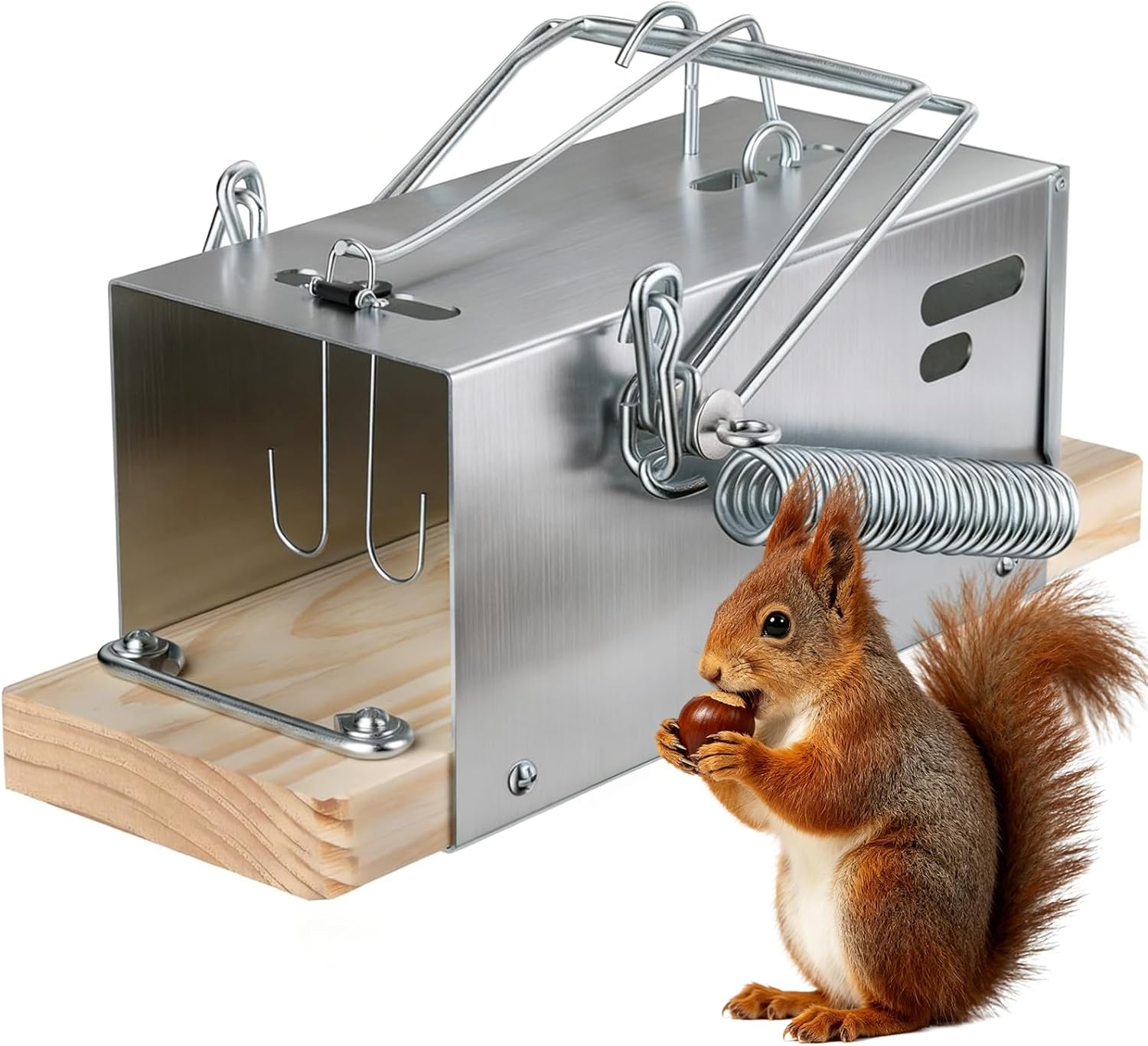 Squirrel Traps, Outdoor Heavy-Duty Squirrel Traps, Rodent Trap for Patios, Squirrel Trap for Outdoor Use, Garden Use
