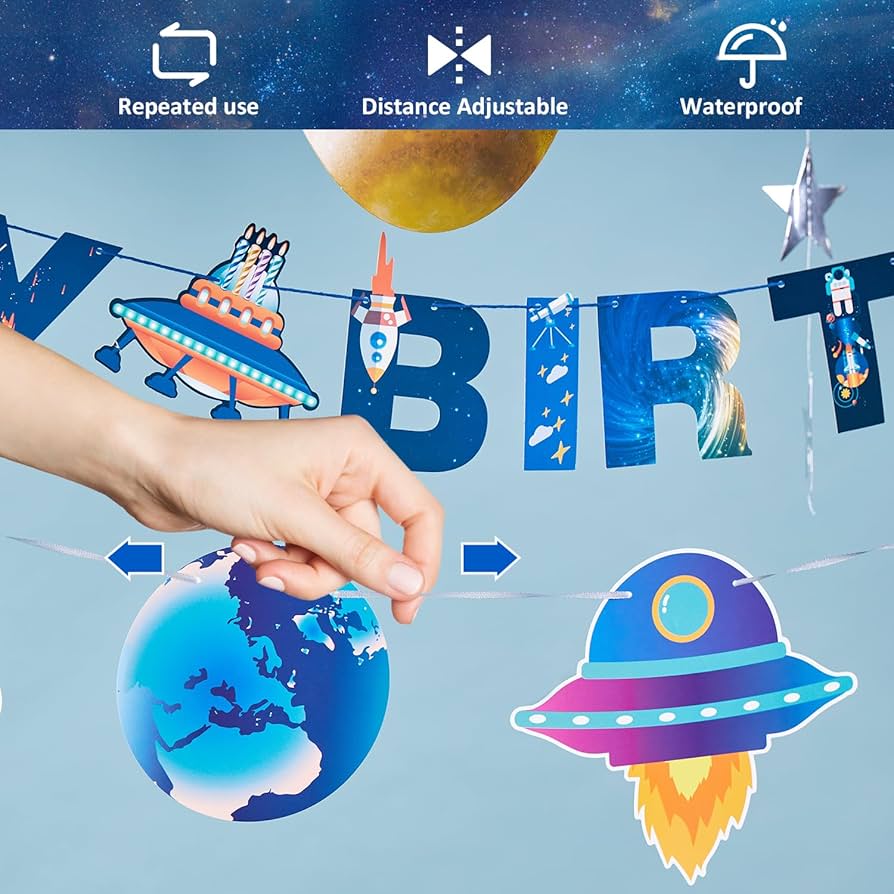 amazon-com-homarkable-pre-strung-birthday-party-decorations-outer-space-themed-set-with-2-banners-10-solar-system-planet-swirl-streamers-hanging-dazzling-star-garlands-for-kids-teens-party-decoration-gifts-toys for Free Outer Space Party Printables Amazon.com: Homarkable Pre-strung Birthday Party Decorations Outer Space themed Set, with 2 Banners, 10 Solar System Planet Swirl Streamers, Hanging Dazzling Star Garlands for Kids Teens Party Decoration Gifts : Toys & for Free Outer Space Party Printables