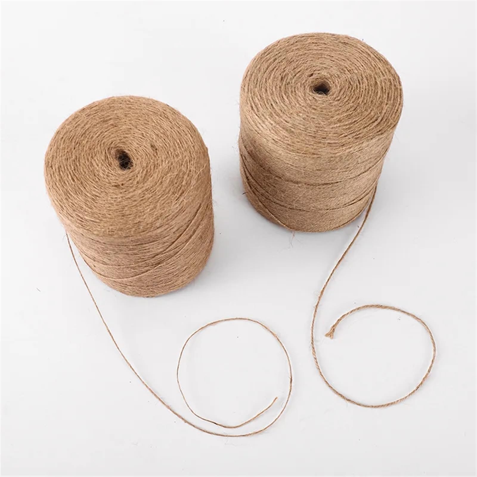 Corda di iuta Corda di canapa a 3 strati, filato naturale intrecciato, spago iuta for fai da te, artigianato, matrimonio, giardino, decorazione