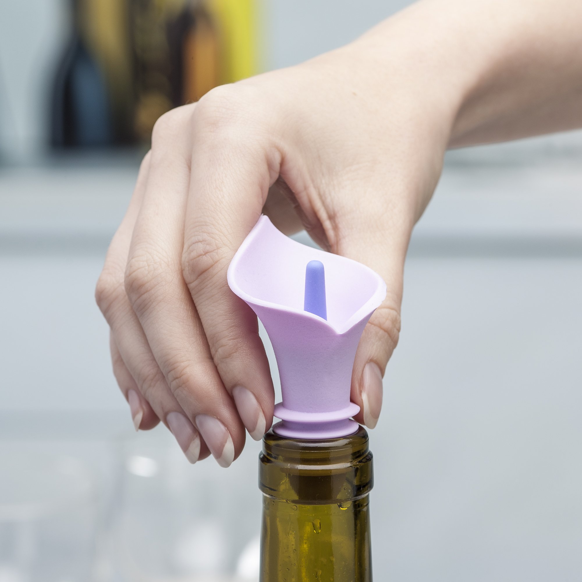 Zeal W228P Bottle Stopper, Lilac Set of 2 - Image 3