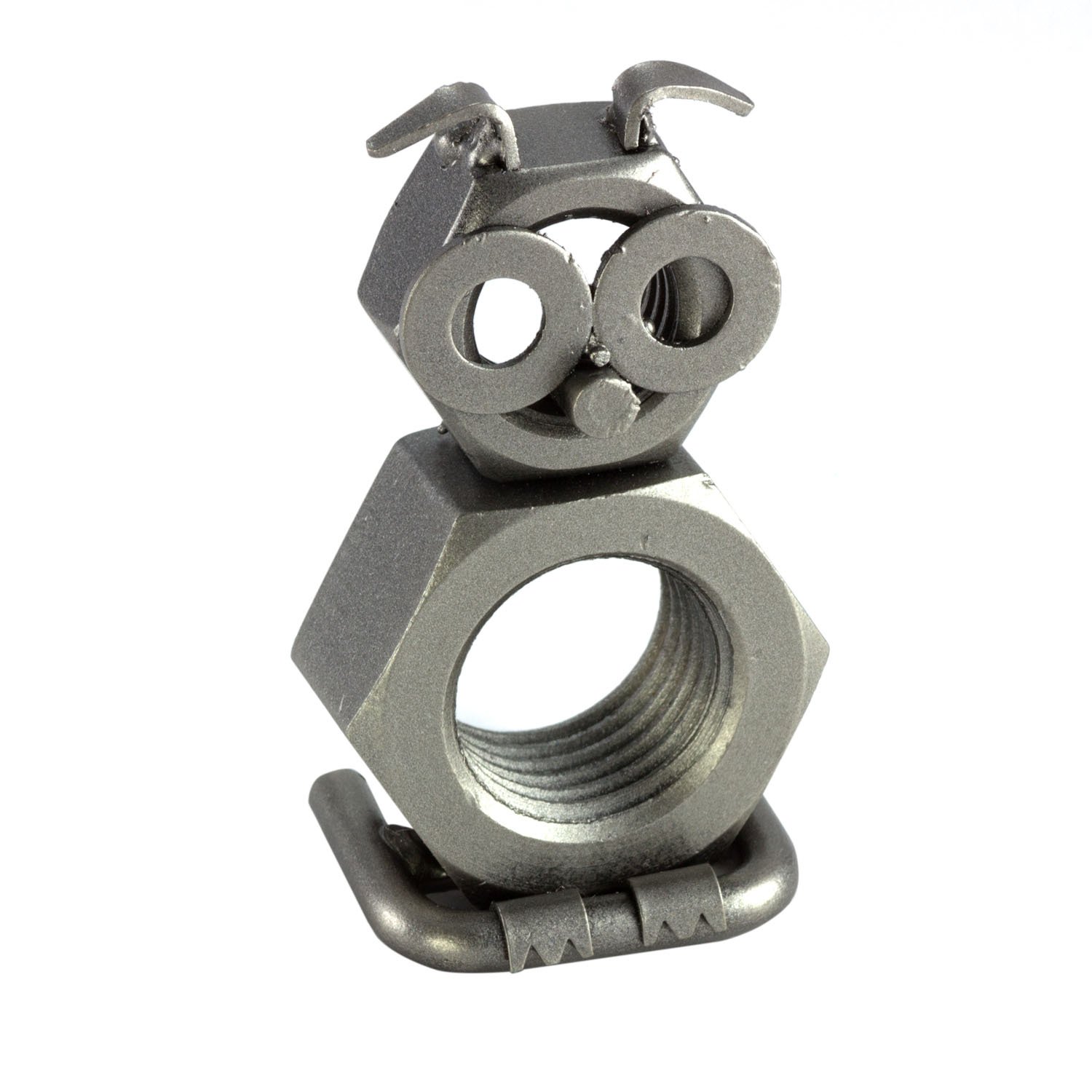 Steelman24I Nuts and bolts sculpture Owl I Handmade ornaments I Made in Germany I I Metal figurine