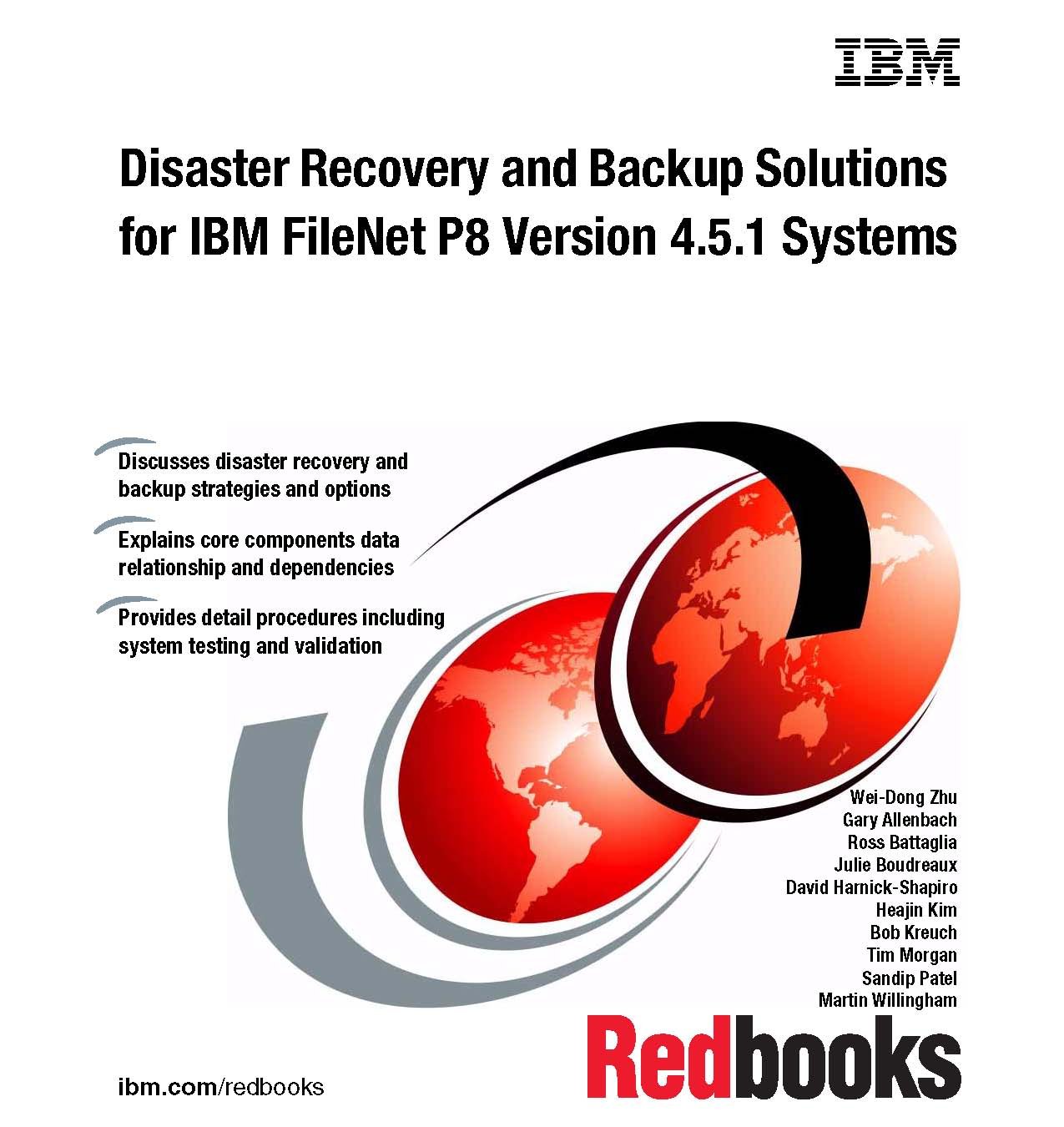 Buy Disaster Recovery and Backup Solutions for IBM Filenet P8 Version 4.5.1 Systems — BookShops.in