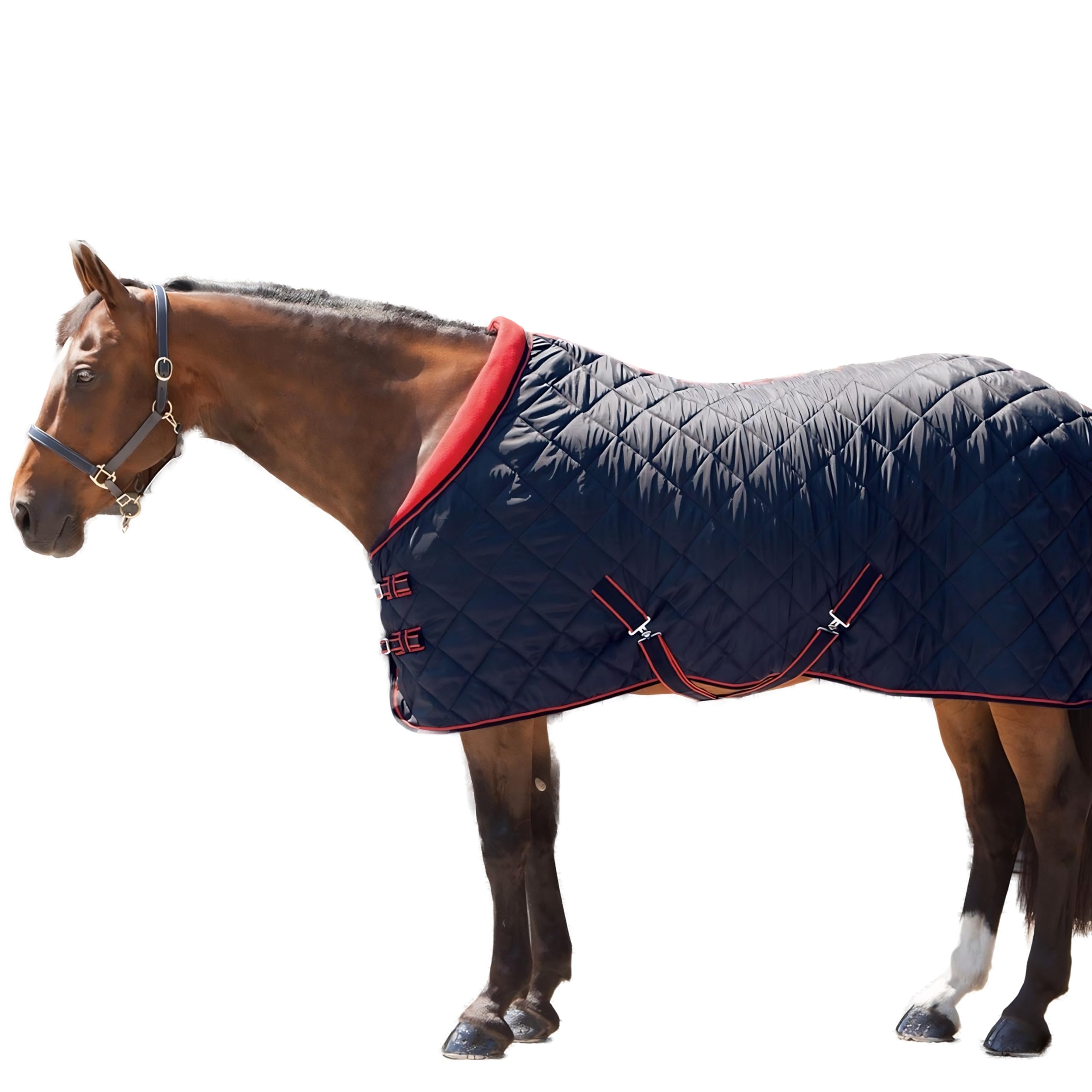 Requisite Essentials Medium Comfort Stable Quilt Navy 6ft6