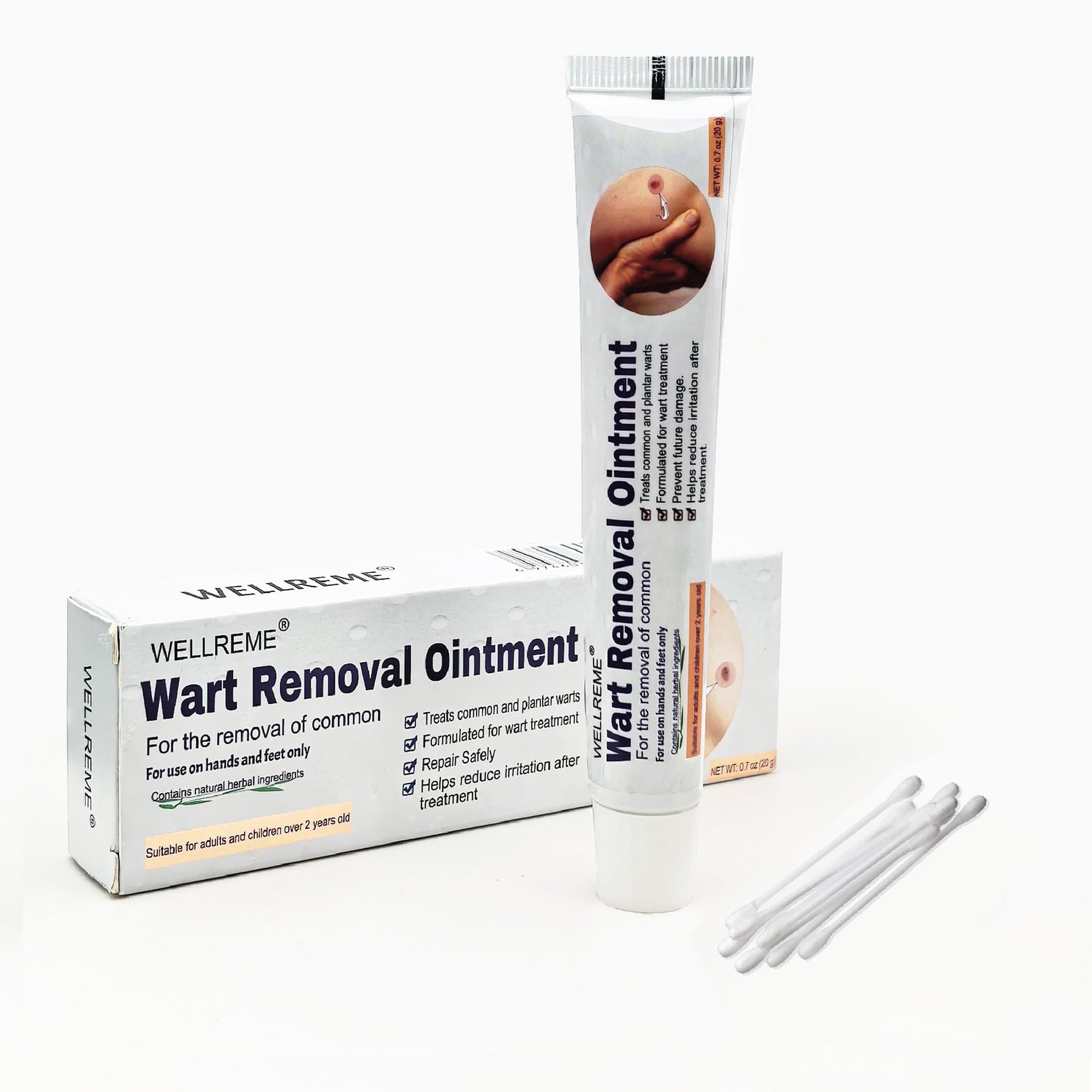 Crema para eliminar verrugas 20g, quita verrugas, verrugas plantares, adecuada para diferentes tipos de piel
