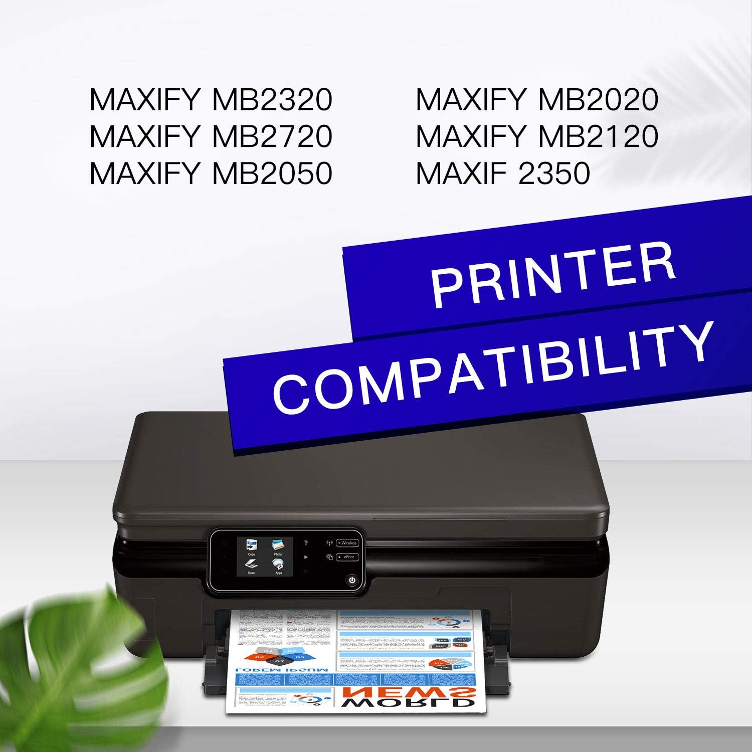 Super Cheap 🛒 GPC Image Compatible Ink Cartridge Replacement for Canon PGI-1200XL PGI-1200 XL 1200XL to use with MAXIFY MB2320 MB2020 MB2720 MB2120 MB2050 MB2350 Printer Tray (Black, Cyan, Magenta, Yellow)