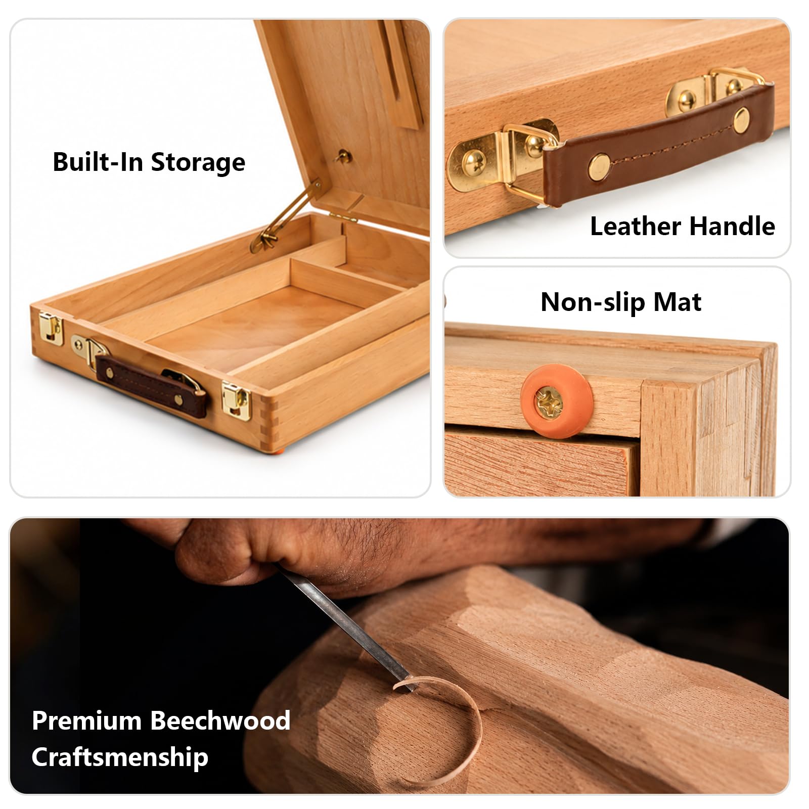 DJAR Tabletop Easel - Sketchbox for Artists -6