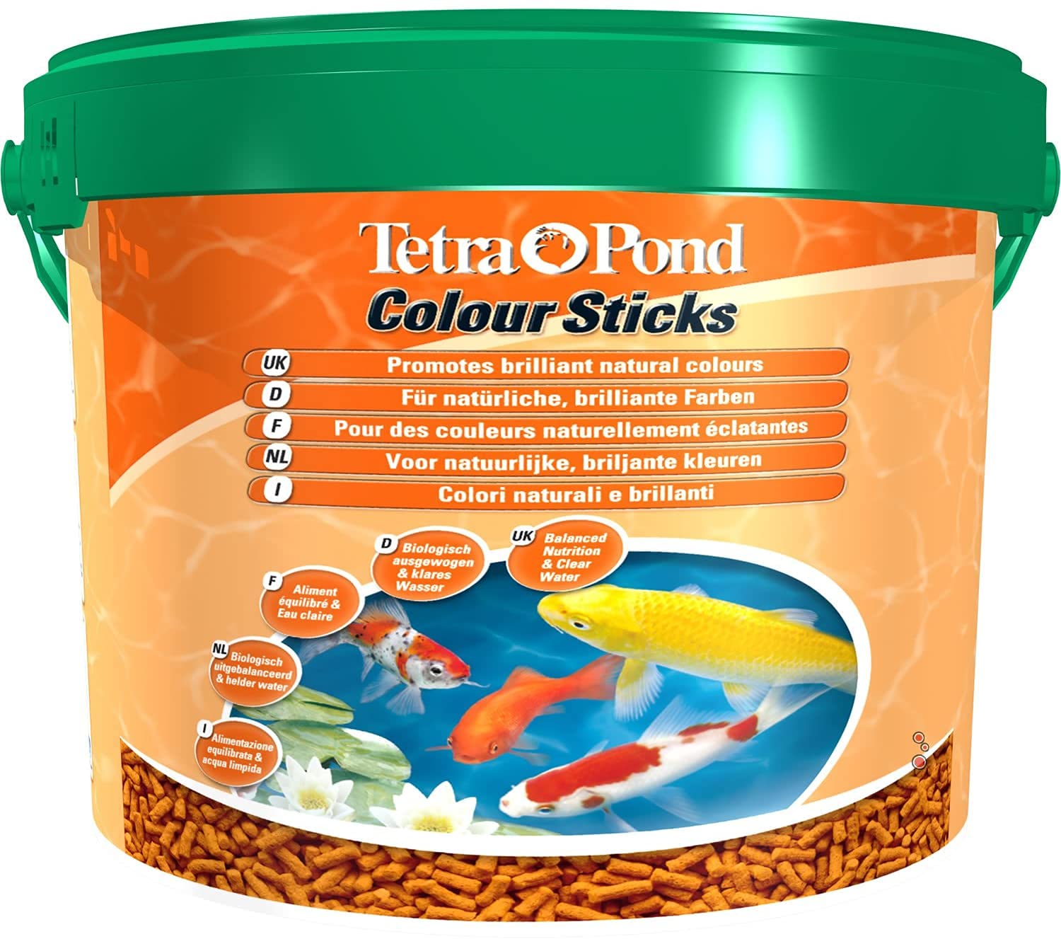 Tetra Pond Fish Food kolorowe patyczki 750 g - z karotenoidami dla lepszego koloru