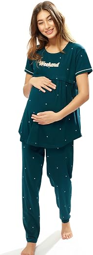 LOTIK Women's Cotton Night Suit Set
