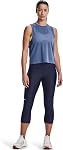 Under Armour Womens HeatGear Armour High Waisted Pocketed No-Slip Capri Leggings