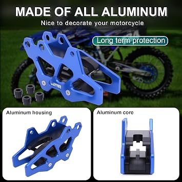AnXin Motorcycle Chain Guide Guard Protection CNC for YZ125 YZ250 08-23 YZ250F YZ450F 07-23 YZ125X 17-23 YZ250X 16-23 WR250F WR450F 07-23 YZ250FX 15-23 YZ450FX 16-23