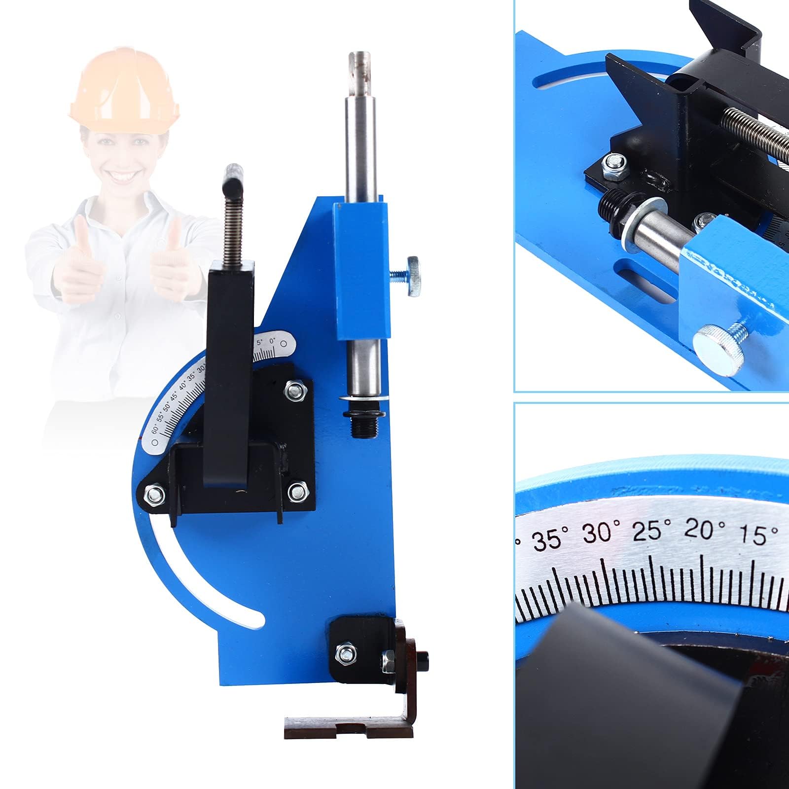 Ranurador de tubería industrial con ángulo de corte ajustable, herramienta multifuncional para metal, madera y plástico