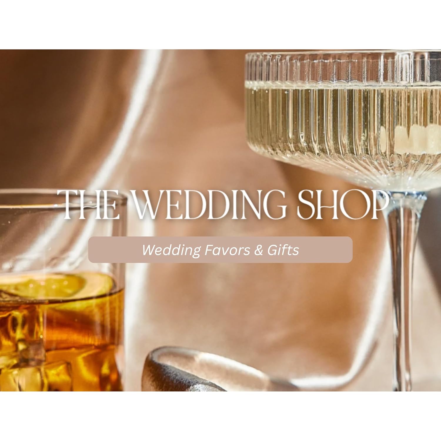 Teaspressa Luxe Mixer Cube - Artisan champagne cocktail kit - Bridal Shower, Wedding Gift, Wedding, Wedding and Proposal Toast (Wedding: Cheers to Bride & Groom)
