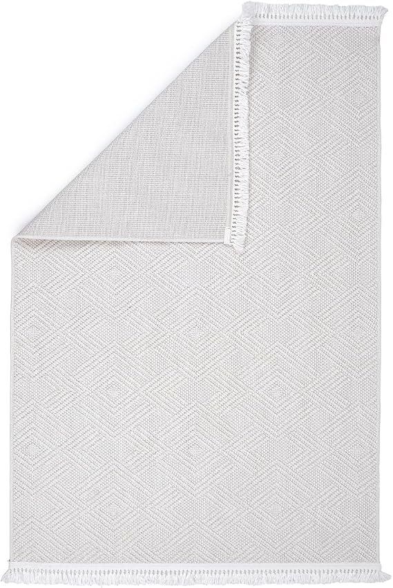 Aden Yonca Dokuma Halı | Makinede Yıkanabilir | Modern Halı | Krem | 100 x 160 cm | YNC02