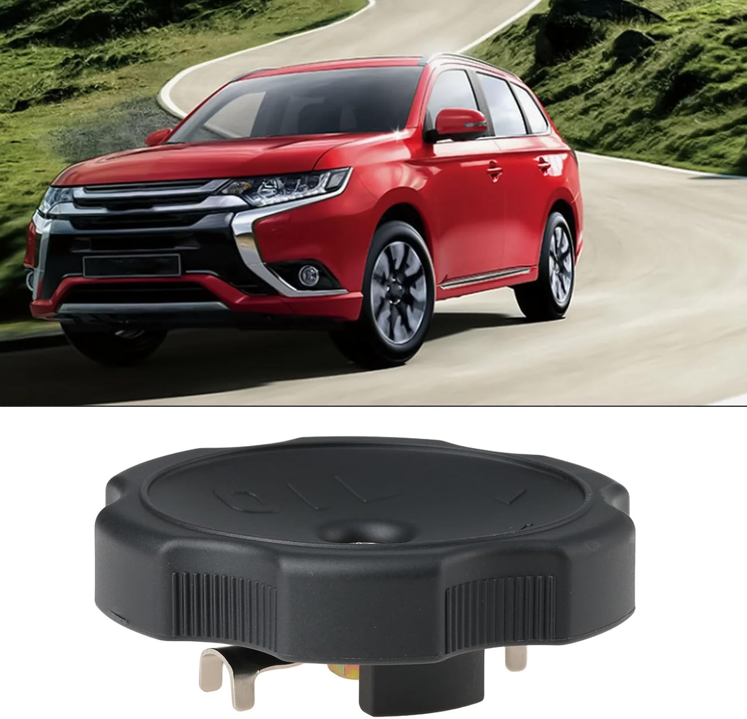 Engine Oil Filler Cap MD132260 1250A015 Compatible with Mitsubishi L200 K74 2.5TD 1996-2007