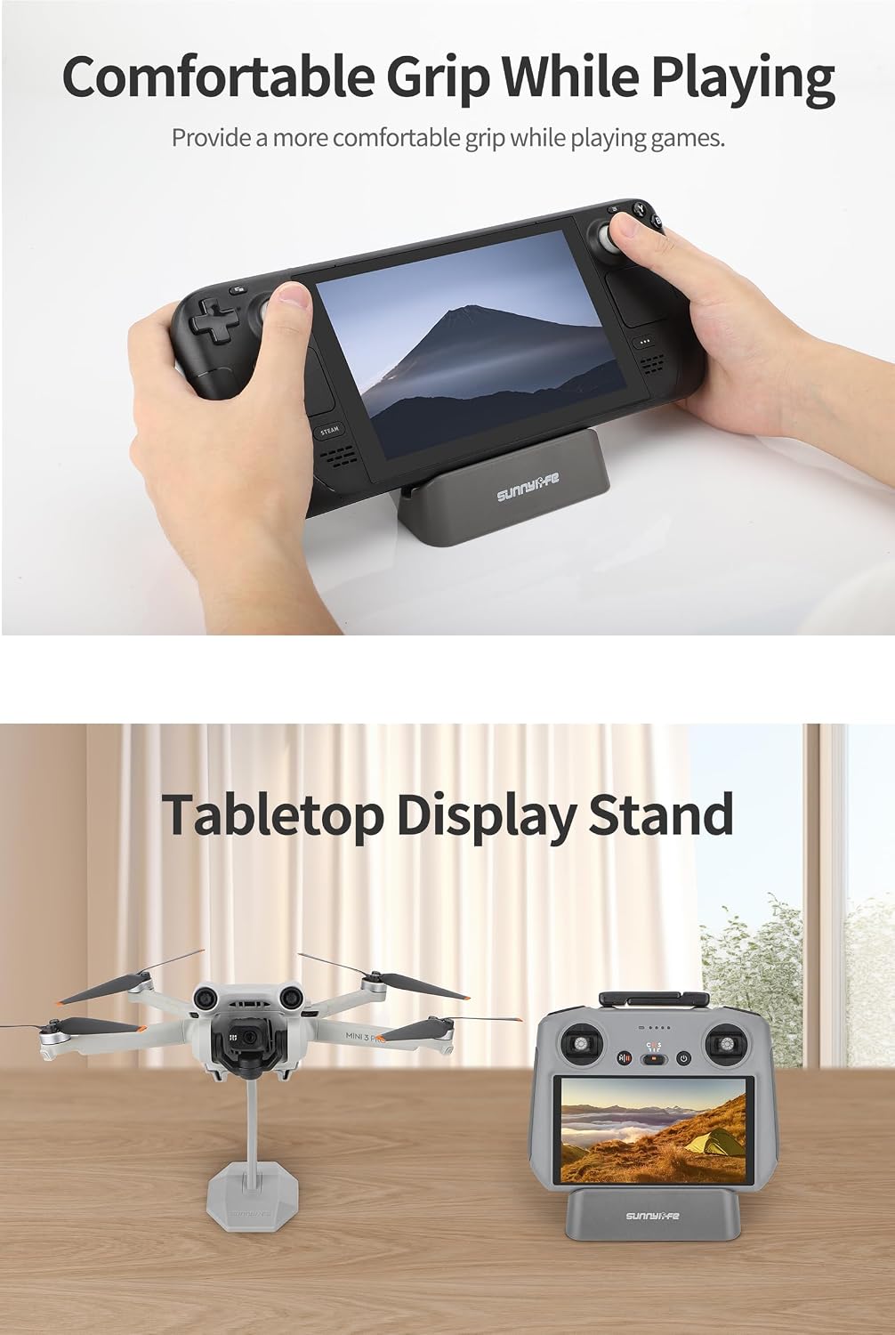 BTG Universal Remote Controller Base Stand for DJI RC 2 RC 1 RC-N3 N2 N1 RC PRO 2 1 and Smart Controller Accessories Desktop Stand