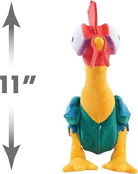 Moana 11-inch Hei Hei Feature Small Plush with Sounds and Dancing, Stuffed Animal, Pretend Play, Kids Toys for Ages 3 Up by Just Play