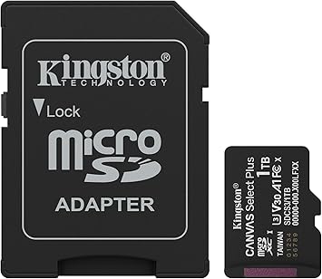 1TB microSDXC Canvas Select Plus Gen3 150MB/s A1 Card + Adapter
