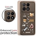 Pikkme Back Cover for Poco X6 Pro 5G | Cute Fun Cartoon 3D Bear Silicone Full Body Protection Bumper Cover (Brown) gallery image