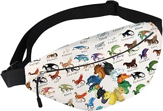 G2TUP Wings Dragon Darkstalker Fanny Pack Dragon Novel Gift Dragon Tribes Crossbody Bag Wings Dragon Bookish Merch (W Dragon WB)