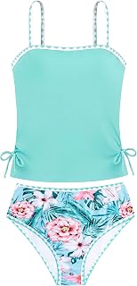 Arolina Girls Swimsuit Tankini Girls Swimwear Bathing Suit for Teen Girls 9-16 Years