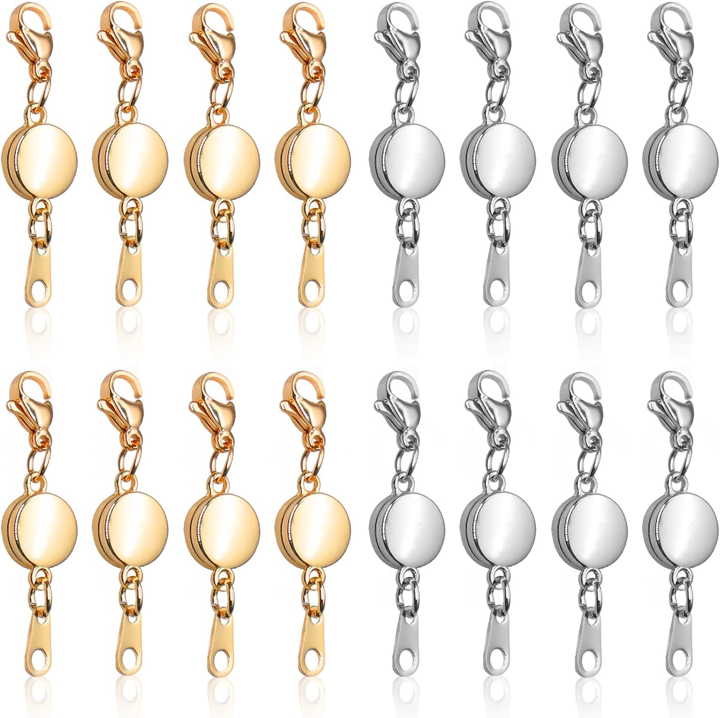 Roctee 16 Piece Locking Jewelry Clasps, Necklaces