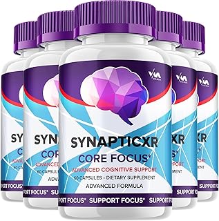 SynapticXR Supplement Capsules – Synaptic XR Nootropics Pills, SynapticXR Core Focus and Reviews, 300 Capsules