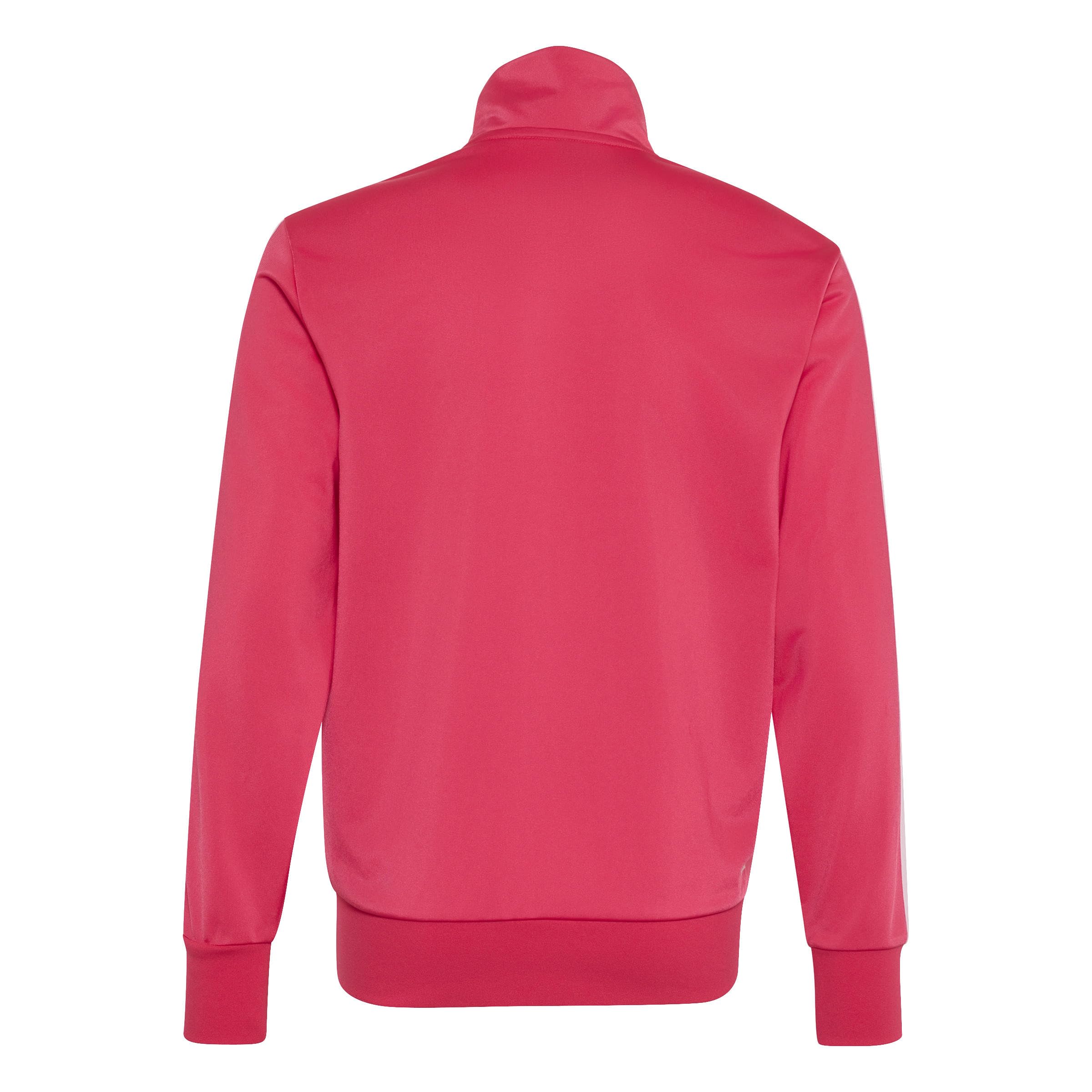adidas Uniseks - dzieci Essentials Climacool Stripes Track_Suit, power pink/clear pink, 13-14 Years