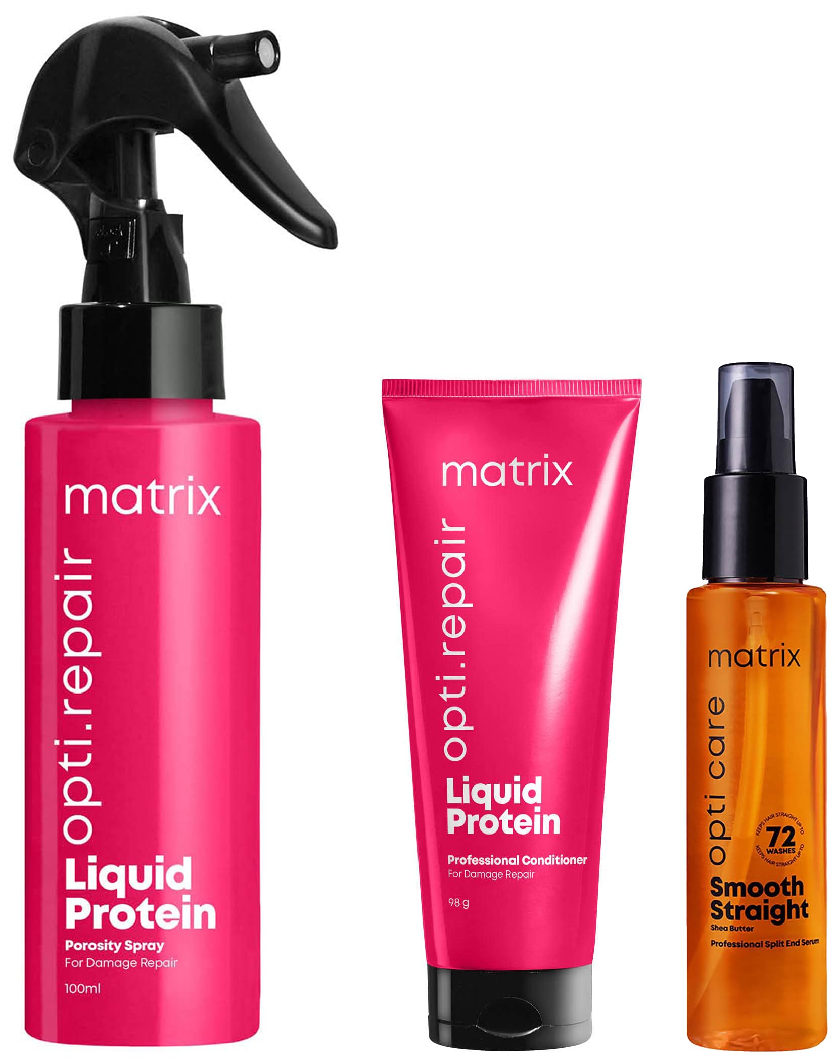 Matrix Opti.Repair Professional Porosity Spray & MATRIX Opti.Care Professional ANTI-FRIZZ Hair Serum & Matrix Opti.Repair Professional Liquid Protein Conditioner-image-28