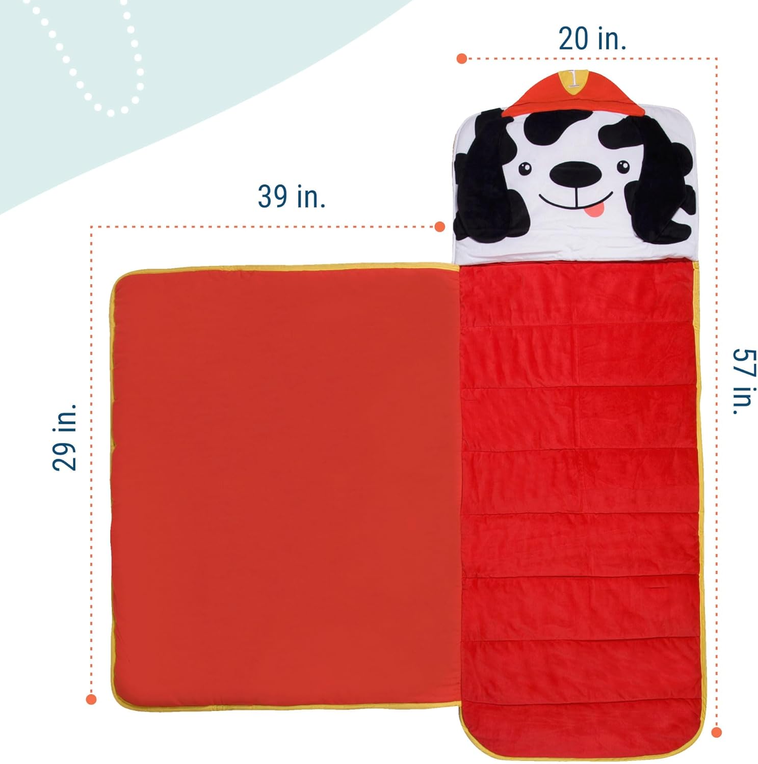 Wildkin Kids Velour Nap Mat – Soft, Cozy, Convenient for Daycare & Preschool