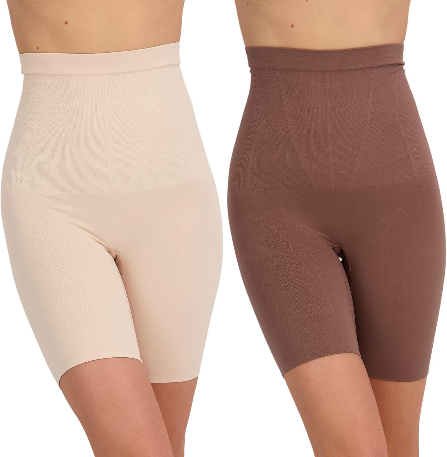 Anne Klein Women’s Cooling Slip Shorts 2-Pack, Lightweight Smooth Layering Shorts for Dresses & Skirts, Breathable Comfort