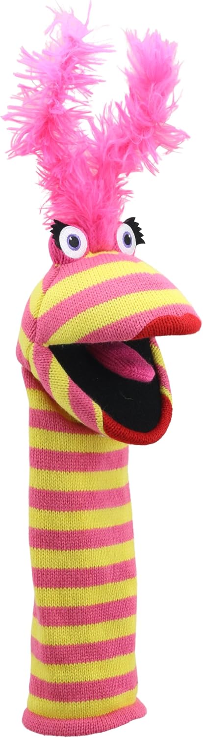 The Puppet Company - Knitted Puppet - Lipstick, 15 inches