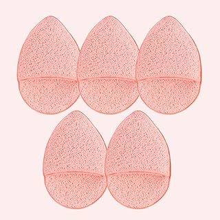 5 esponjas faciales reutilizables para limpie...