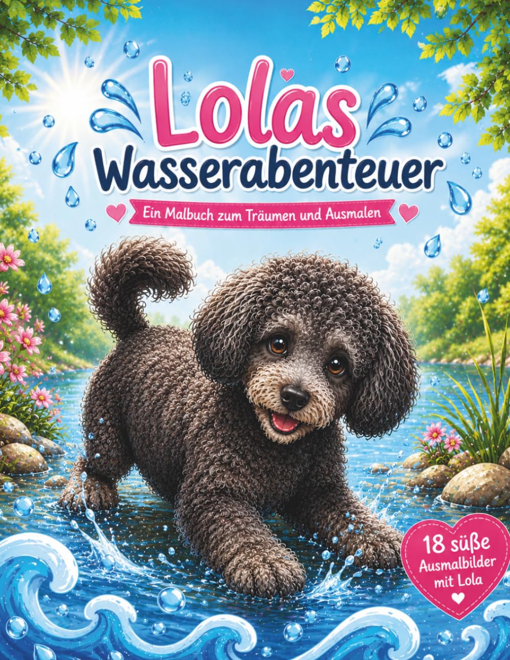 Lolas Wasserabenteuer: Ein Malbuch zum Träumen und Ausmalen