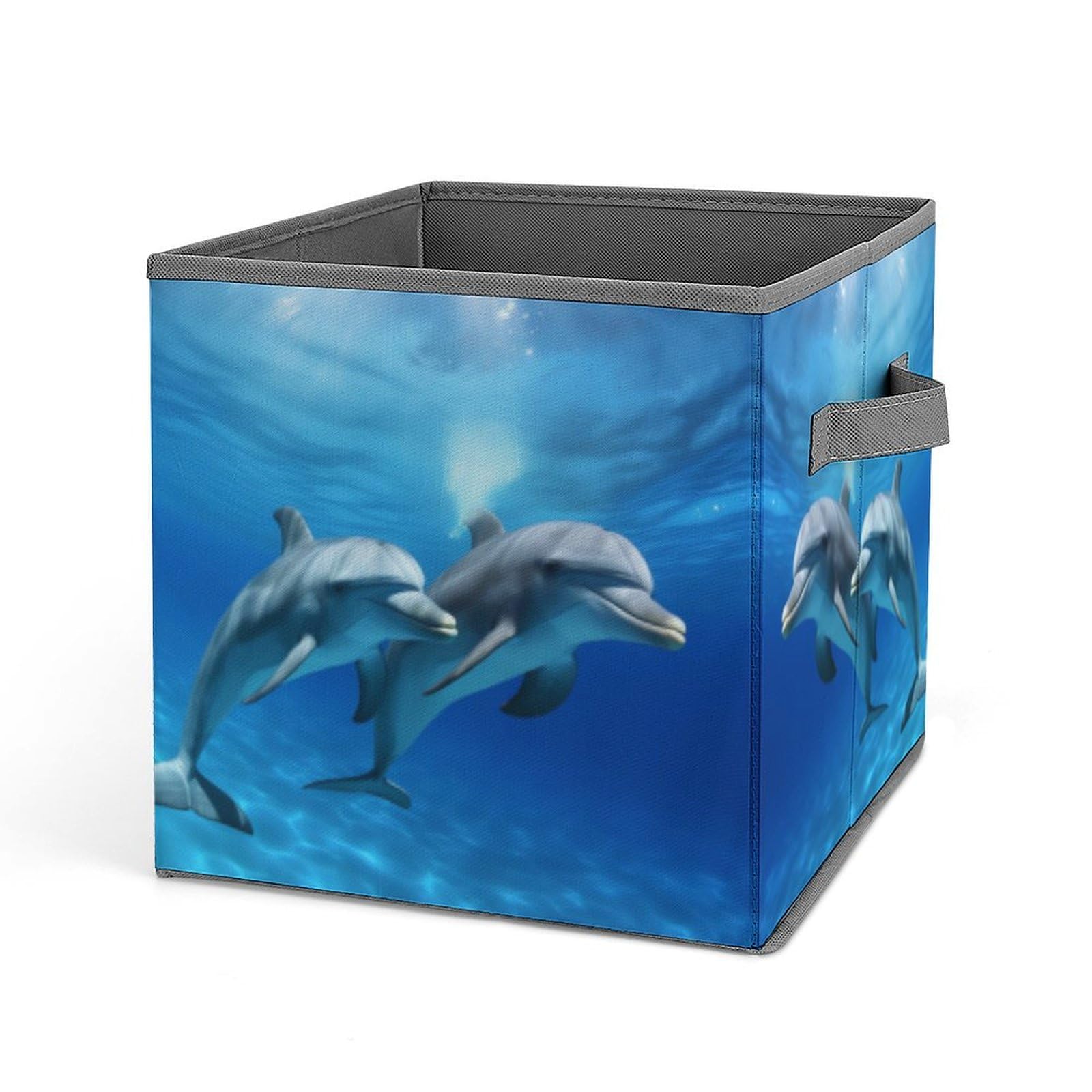 Cubes de rangement pliables dauphins pour éliminer le désordre des vêtements sur vos étagères