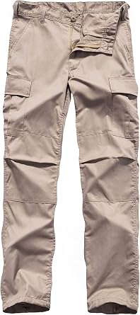 BACKBONE Mens Camouflage Cargo Pants, Street Style MultiPocket BDU Trousers