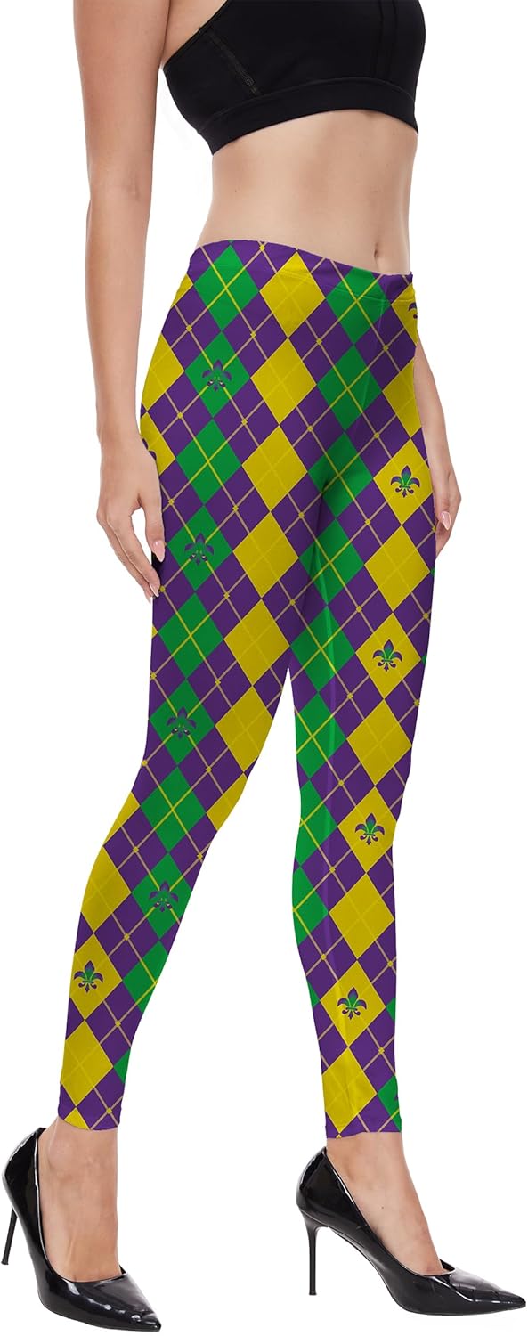 TMSD Women's Funny Graphic High Waist Skinny Leggings - Image 3