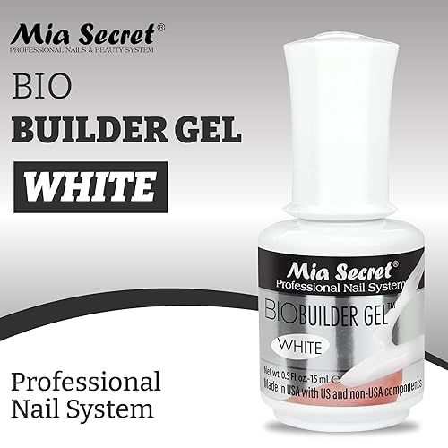 Miniatura 2 de Mia Secret Bio Builder Gel - 0.5 fl oz (blanco)