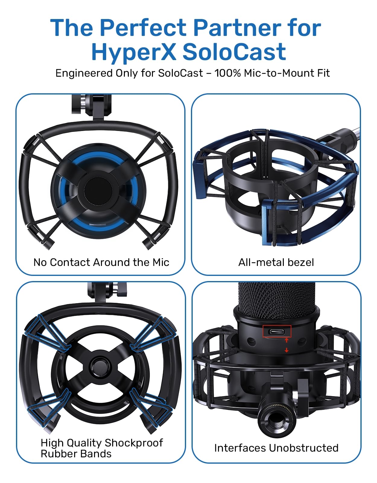Amazon.co.jp: HyperX SoloCast & Razer Seiren ミニマイク用カスタム