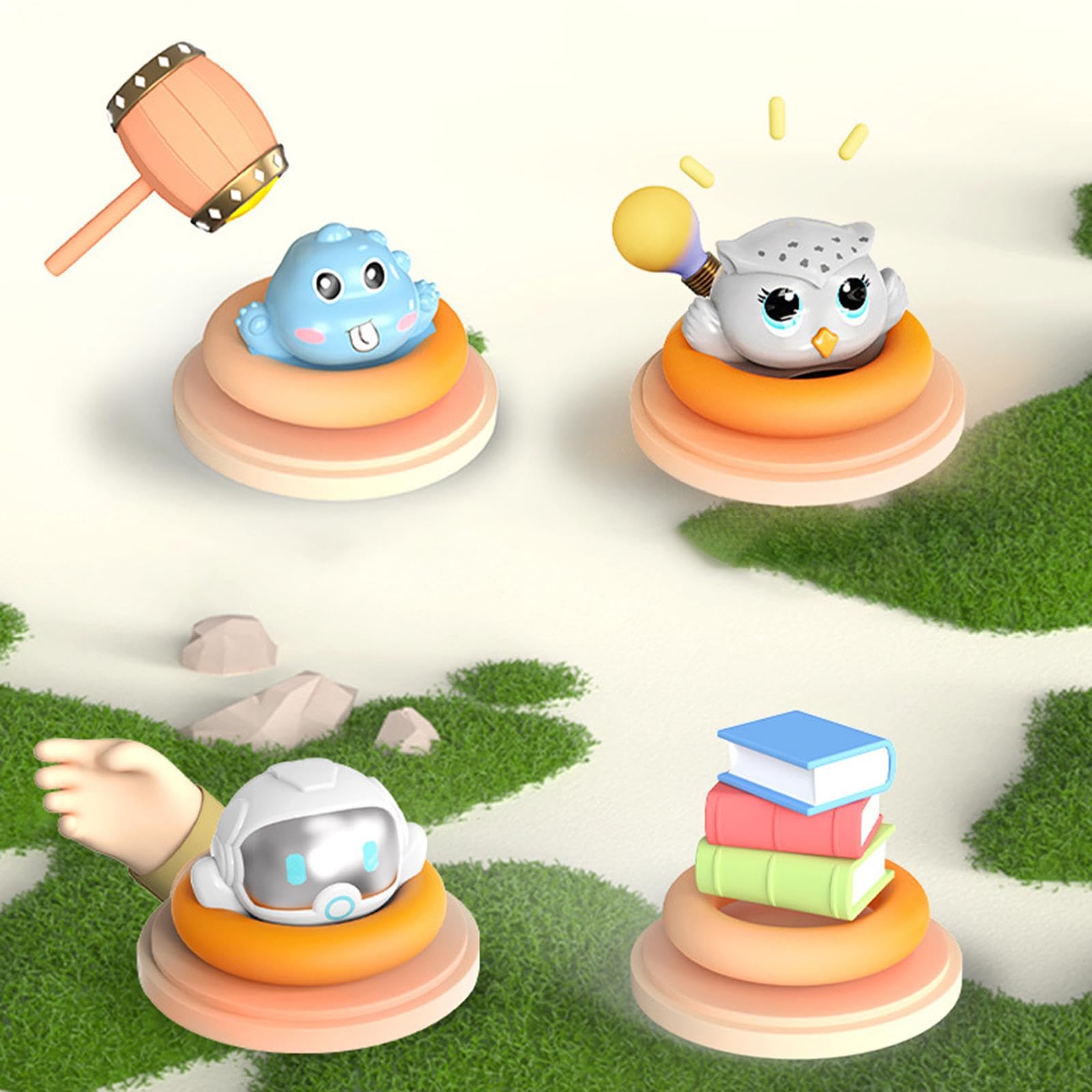 Juego de 5 juegos sensoriales para niños, juego de memoria electrónica para niños, dinosaurio verde, estilo 7