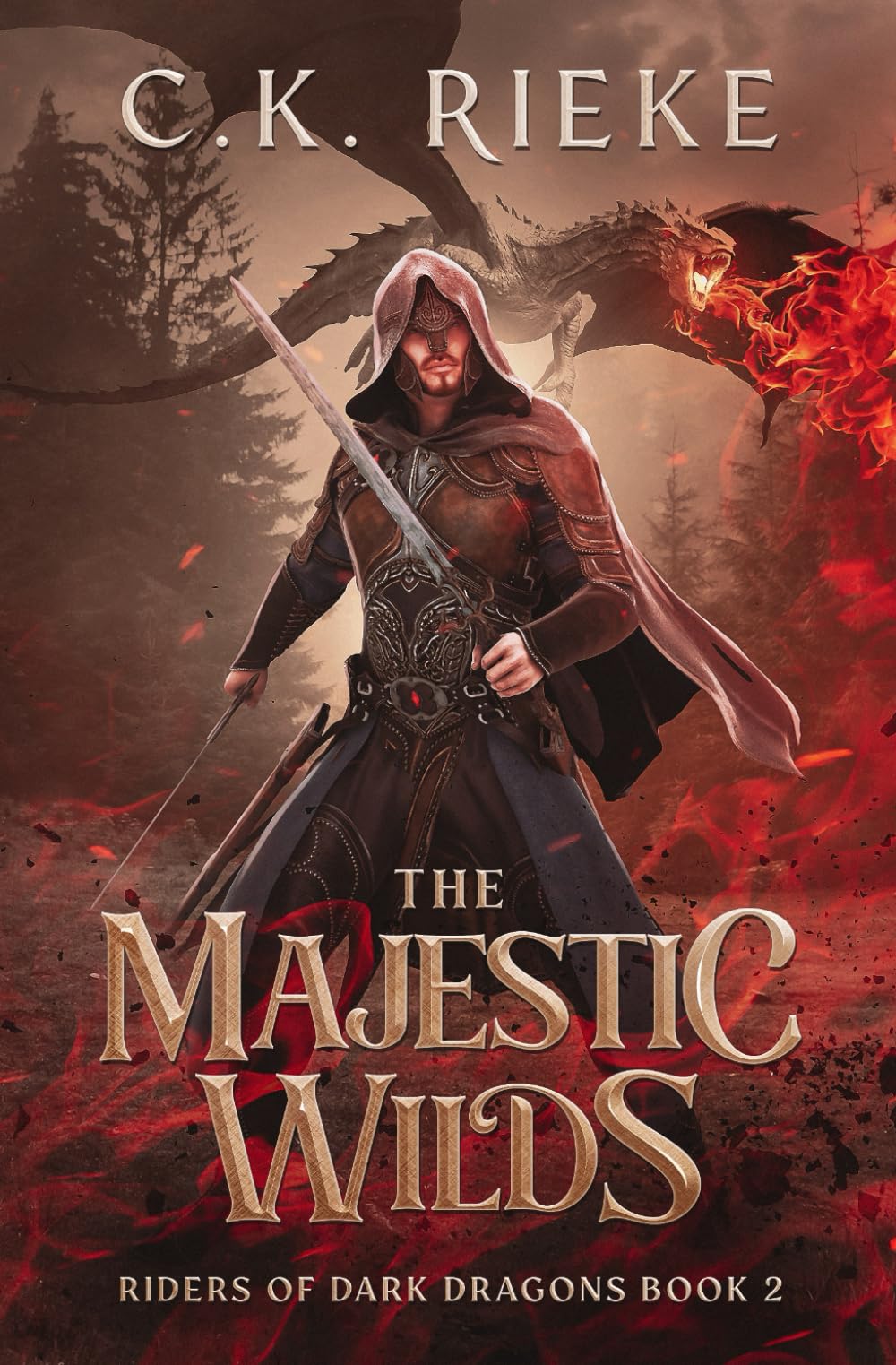 The Majestic Wilds: An Epic Fantasy Adventure (Riders of Dark Dragons)