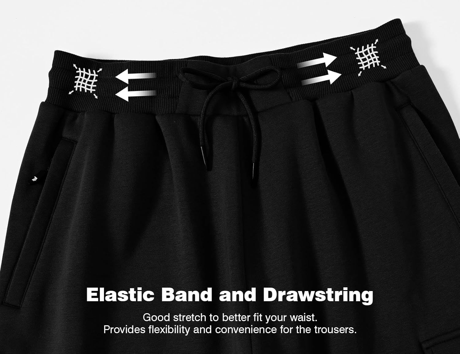 TBMPOY Men's Cargo Fleece Lined Jogger Pants - Image 5