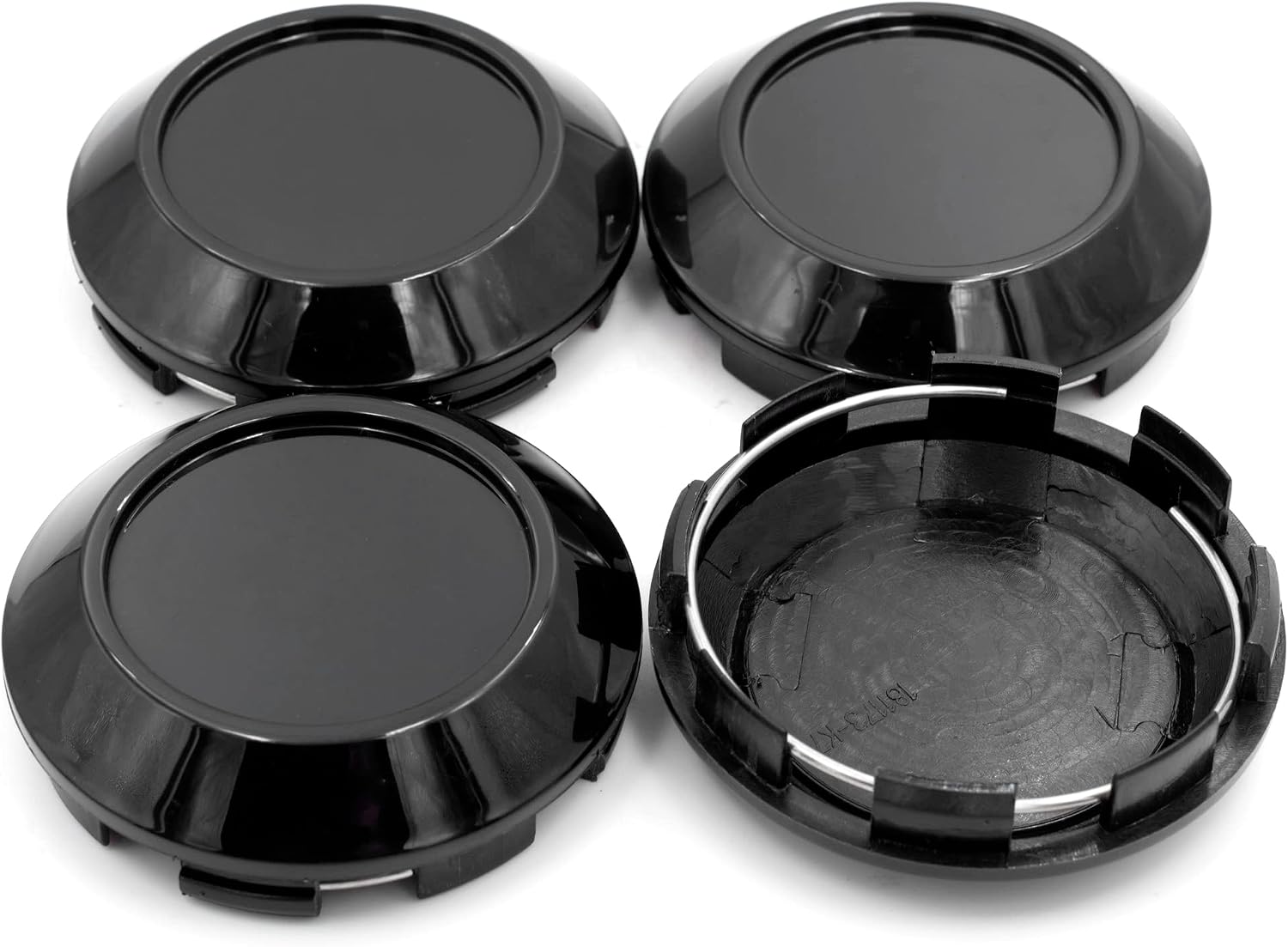 RTrhinoTuning 4PCS 76mm Wheel Center Caps Compatible with RAYS-K77 Wheels, OD: 2.99"(76 mm) ID: 2.81"(71.5 mm) Car Wheel Center Hub Caps
