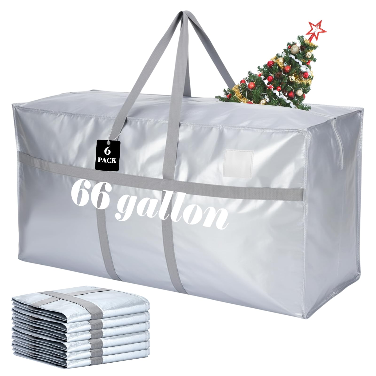 Amazon.com: Clysee 4 Pcs 66 Gallon Large Moving Bags with Zipper