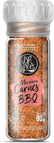 BR Spices Tempero Mix para Carnes (bbq) com Moedor 80G