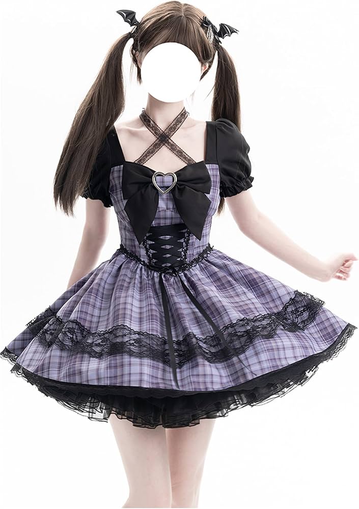 【はちわれねこ】ゴスロリ・ロリータドレス Sサイズ Amazon.co.jp: [SSUPTEMBER2] ロリータワンピース 猫 ピンク 水色 長袖