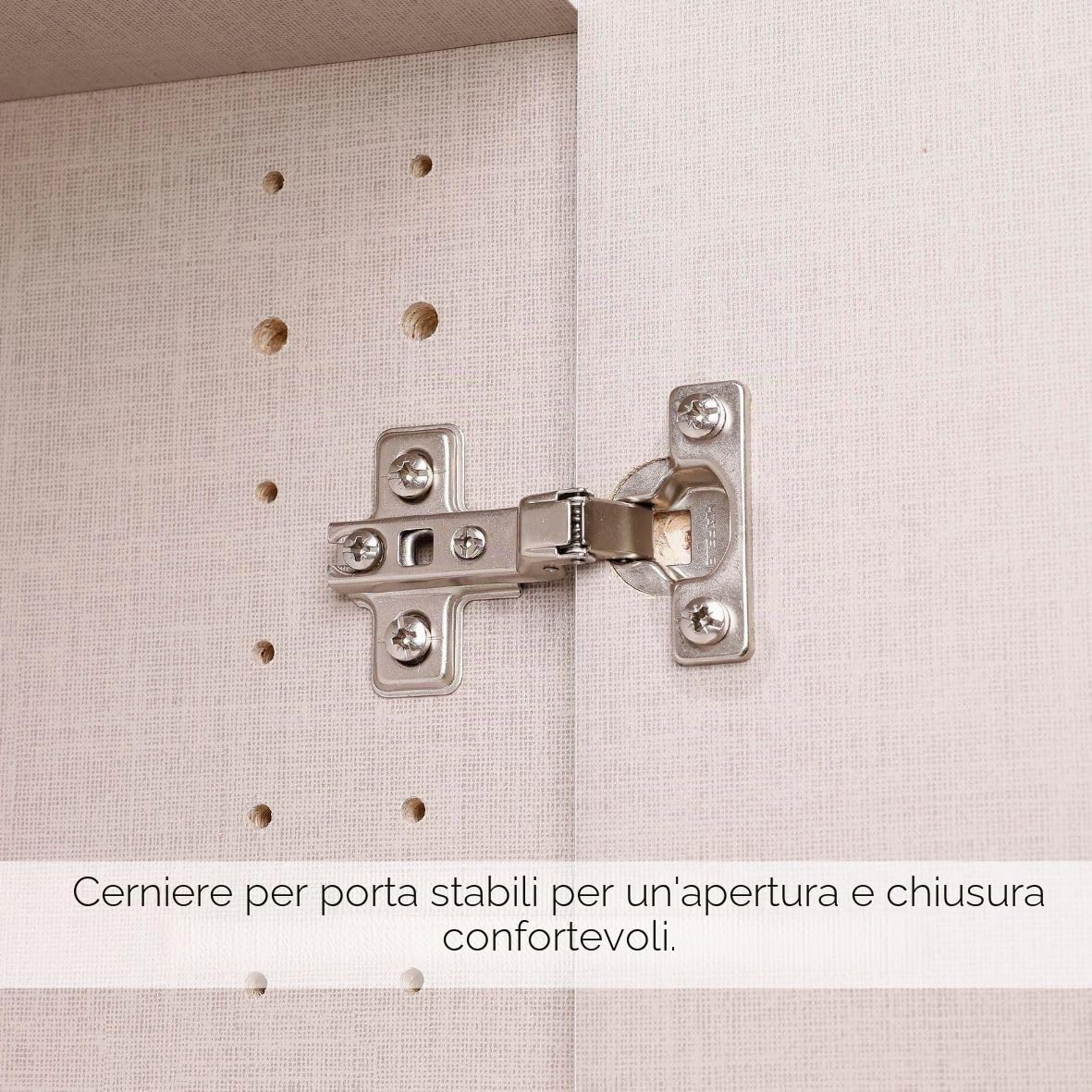 Rauch Möbel Alabama - Armadio angolare con specchio, 2 ante, con set di accessori Basic, 1 asta, 7 ripiani, 100 x 229 x 102 cm, colore: grigio